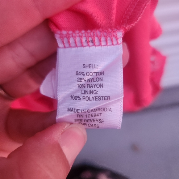 db Established 1962 Crochet Lace Overlay Lined Knit Blouse XL (4 for $20) bundle - Picture 4 of 5